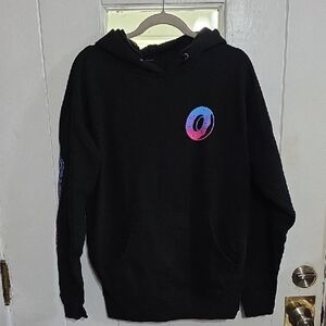 Santa Cruz Odd Future Men's Hoodie Black Colorful Graphic Streetwear Sz M EUC